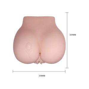 GEKKE BULL - VAGINA Y ANO MET ECHTE TATUAJE MET VIBRACION