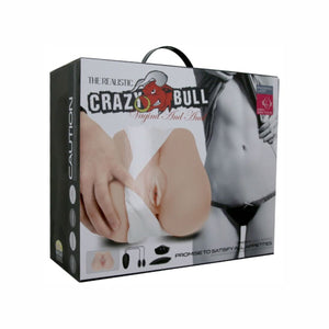 CRAZY BULL - VAGINA Y ANO REALÍSTICOS MET VIBRACIÓN POSICIÓN 3
