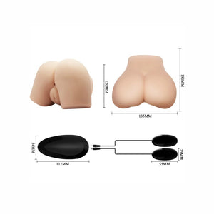 CRAZY BULL - VAGINA Y ANO REALÍSTICOS MET VIBRACION POSICIÓN 4