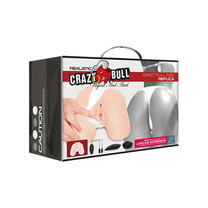 CRAZY BULL - VAGINA Y ANO REALÍSTICOS MET VIBRACION POSICIÓN 5