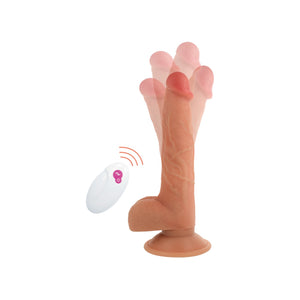 CYBER SILICOCK - REALISTICO CONTROLE AFSTANDSBEDIENING MR JOHN 23,88 CM -O- 4,3 CM