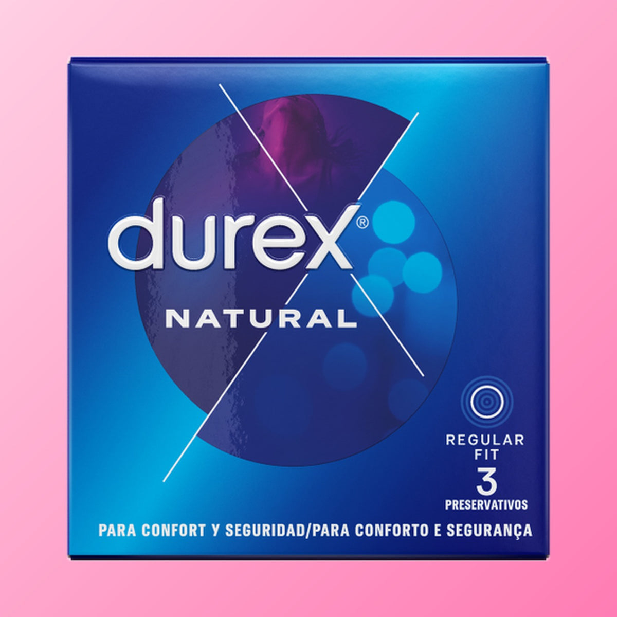 Durex – Natural Comfort, préservatifs classiques (3 unités)