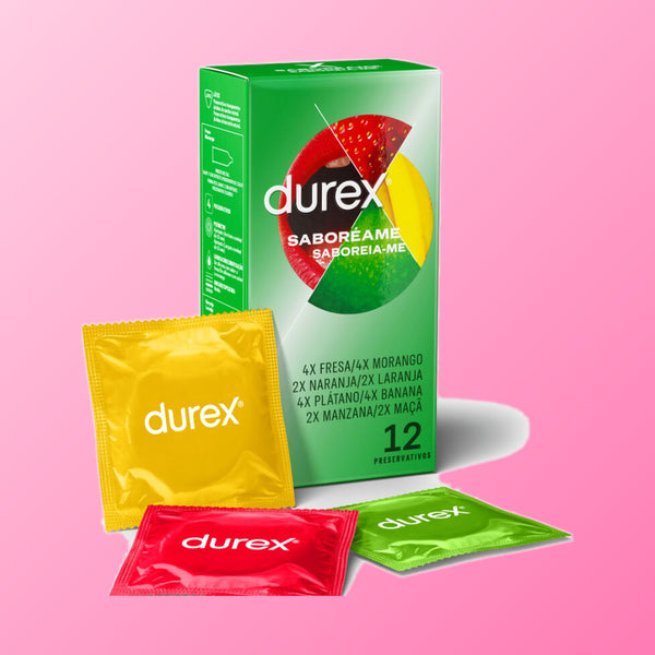 Durex – Taste Me, préservatifs aromatisés fruités (12 unités)