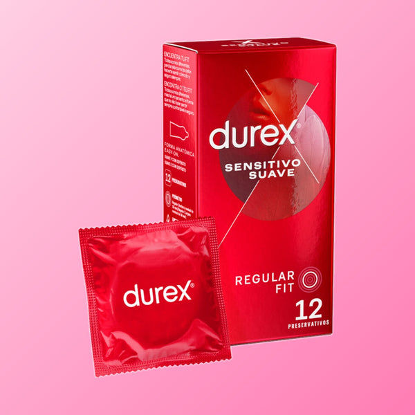 Durex – Doux et Sensible, préservatifs fins (boîte de 12)