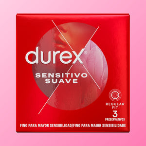 Durex – Doux et Sensible, préservatifs fins (boîte de 3)