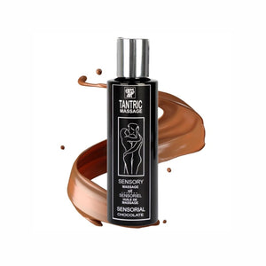 Eros-Art – Huile de massage tantrique naturelle et aphrodisiaque au chocolat 100 ml