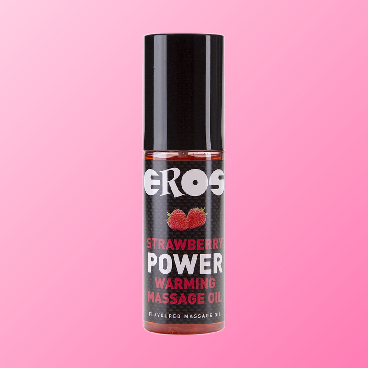Eros – Strawberry Power, huile de massage chauffante fraise 100 ml