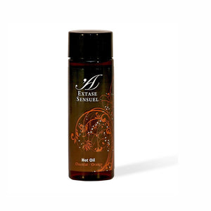 Extase Sensual – Huile de massage chauffante chocolat-orange 100 ml