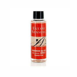 Extase Sensual – Huile de massage chauffante aux phéromones, fruit de la passion (100 ml)