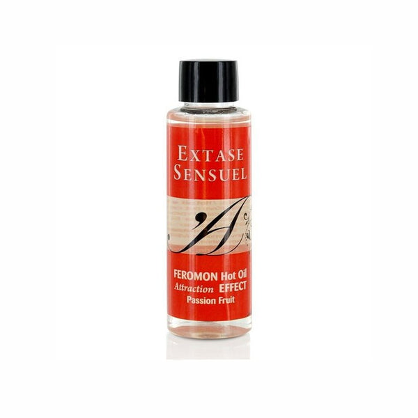 Extase Sensual – Huile de massage chauffante aux phéromones, fruit de la passion (100 ml)