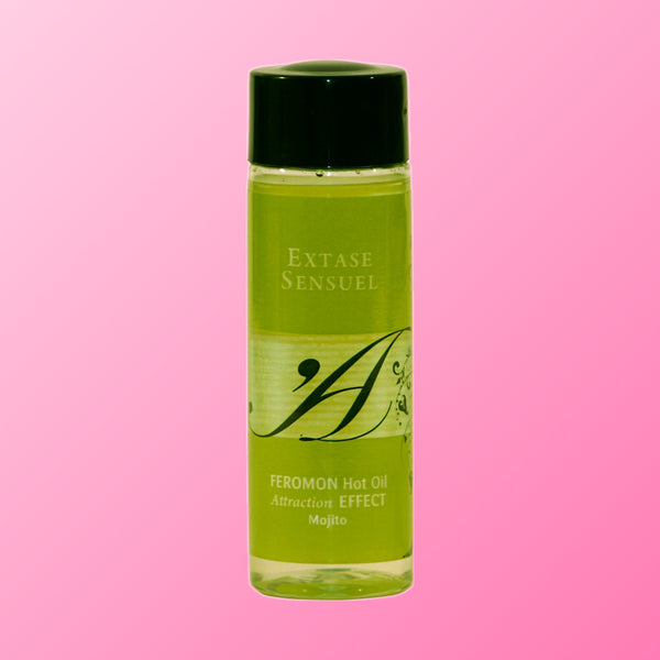 Extase Sensual – Huile de massage effet chaleur aux phéromones, mojito (100 ml)