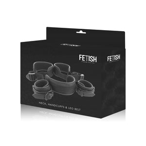 FETISH ONDERWORPEN - POSICIÓN PIERNAS ABIERTAS CON ESPOSAS CON FORRO DE NOPRENO