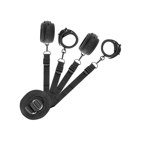 FETISH ONDERWORPEN - SET ESPOSAS Y ATADURAS MET FORRO DE NOPRENO