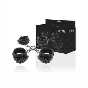 FETISH ONDERWORPEN - SET ESPOSAS MANOS Y TOBILLOS CON FORRO DE NOPRENO