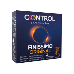 Control – Finissimo, préservatifs ultra-fins 54 mm (boîte de 3)