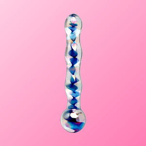 Icicles No. 8 Clear/Blue