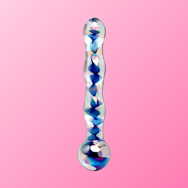 Icicles No. 8 Clear/Blue