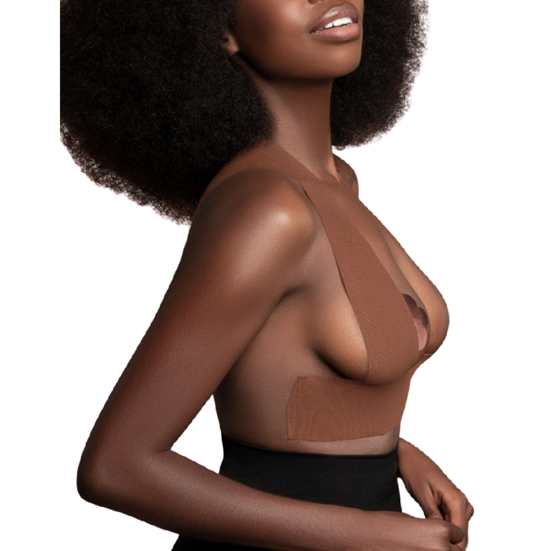 BYE-BRA - BODY CINTA 5 MX 6,5 CM + 3 PARES DE PEZONERAS BRUIN