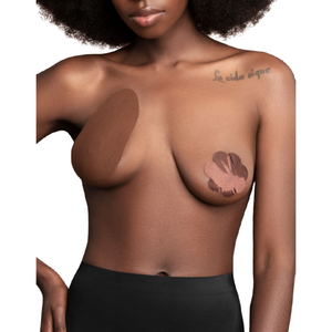 Bye-Bra – Renforcementseins + 3 paires satinées brun bonnet f/h