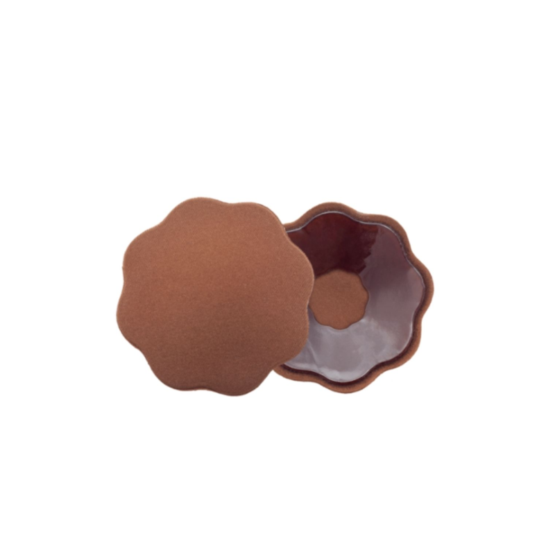 BYE-BRA - REUTILIZABLE PEZONERAS 2 UDS BROWN