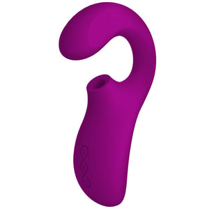 LELO - ENIGMA DOUBLE ASPIRATION STIMULATION MASSEUR  ROSE PROFONDE