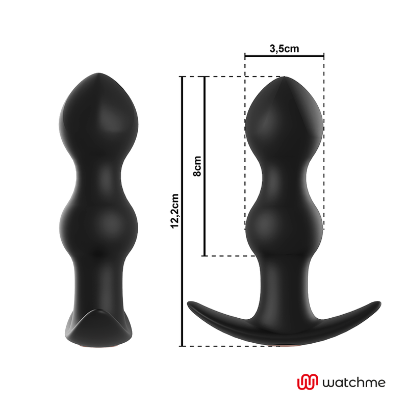ANBIGUO - WATCHME CONTROL REMOTO PLUG ANAL VIBRADOR TIBERIO
