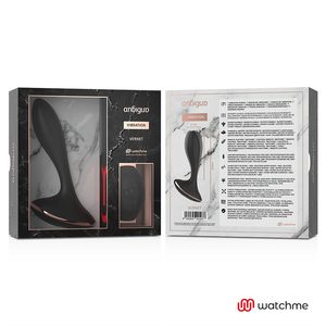 Anbiguo – Watchme vibrateur télécommande plug anal vernet
