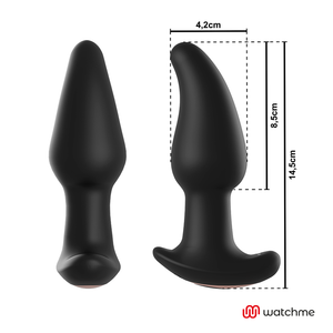 Anbiguo – Vibrateur anal plug télécommande watchme avec rotation des perles amadeus