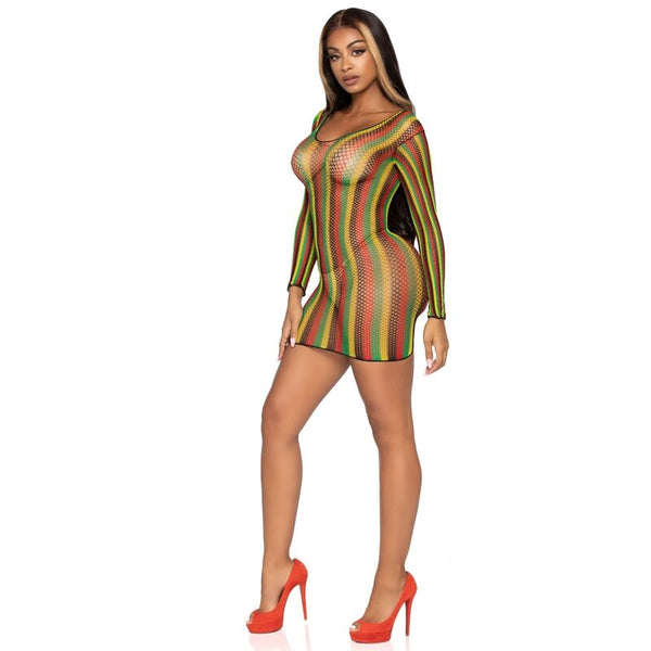LEG AVENUE - MINIVESTIDO BY RED RASTAS TALLA ÚNICA