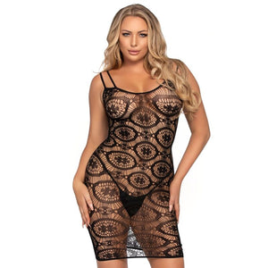Robe courte crochet marguerite