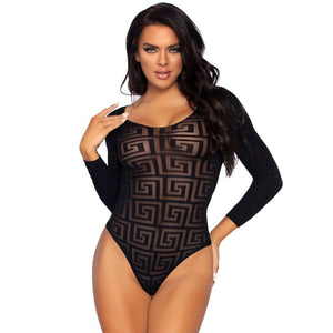 Leg Avenue – Mosaic snap croth body taille unique
