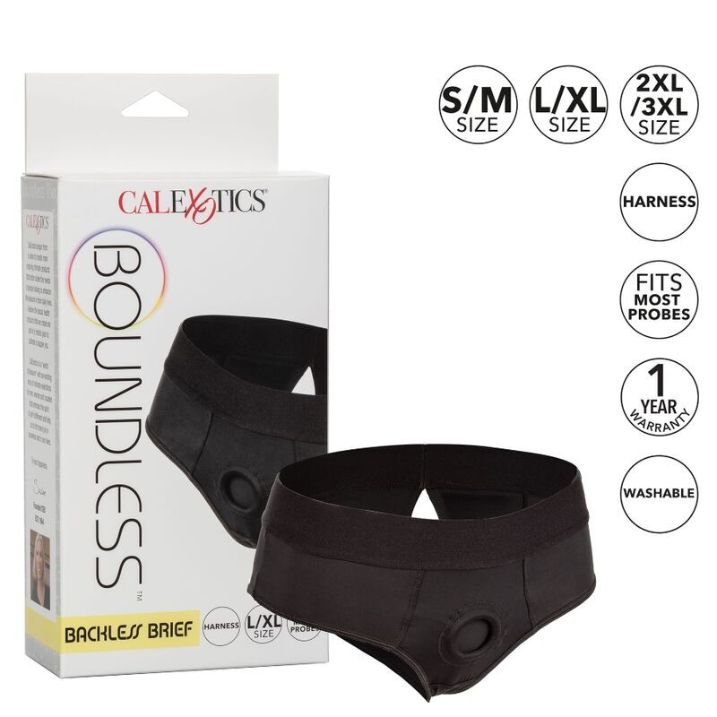 CALEXOTICS - GRENZELOZE ARNÉS CALZONCILLO CON ABERTURA TRASERA S/M