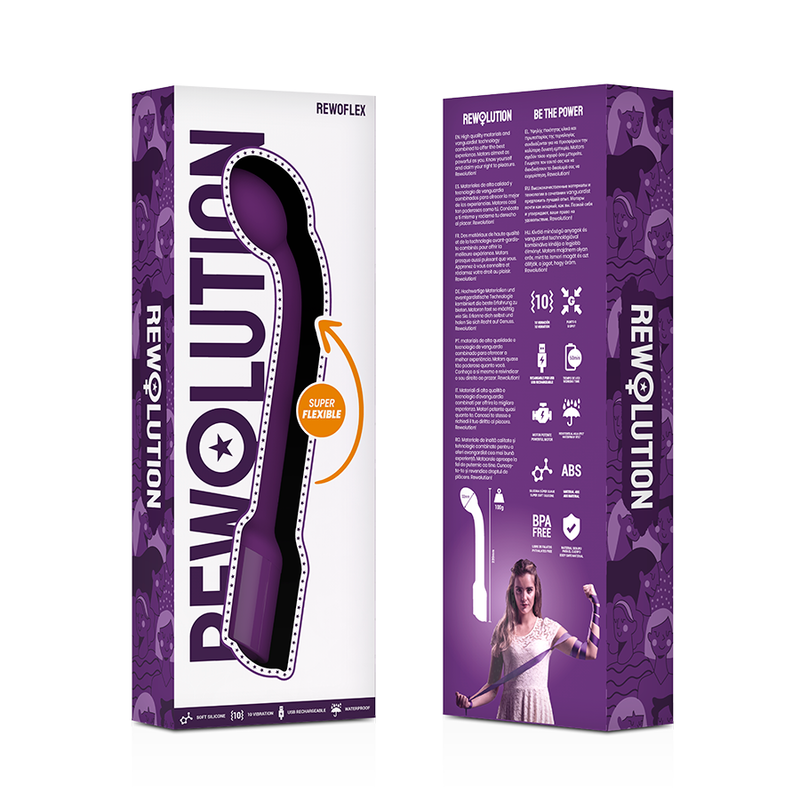 REWOLUTION - REWOFLEX VIBRADOR ESTIMULADOR PUNTO G FLEXIBEL