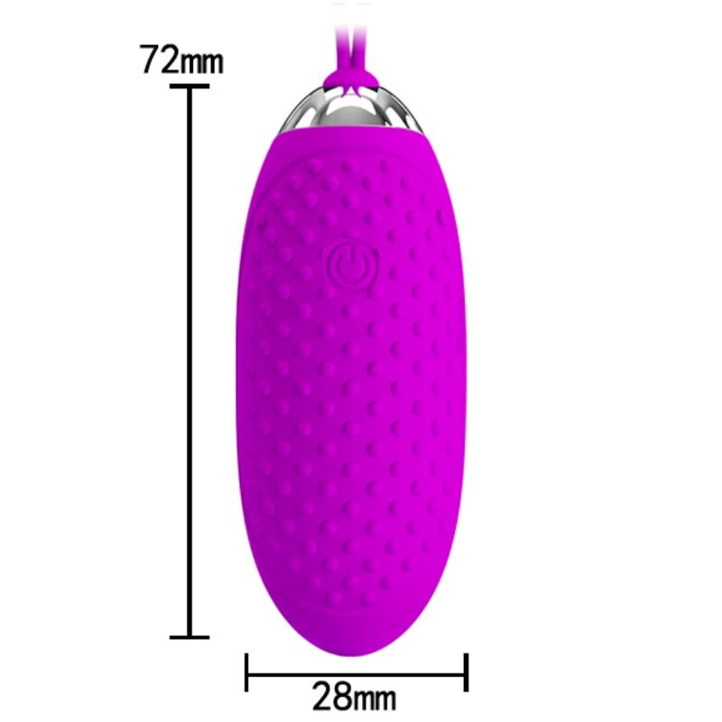 PRETTY LOVE - JOANNA HUEVO VIBRADOR CONTROLE AFSTANDSBEDIENING 12 MODOS
