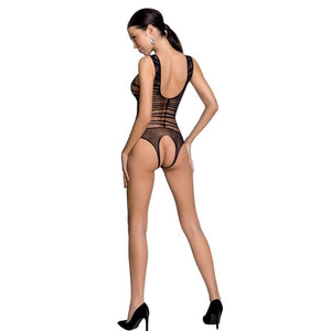 Passion – Femme bs086 bodystocking noir taille unique