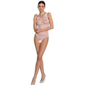 Passion – Femme bs086 bodystocking blanc taille unique
