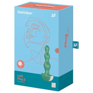 Satisfyer – Vibrateur lolli plug 2 plug gris
