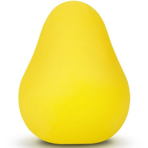 G-Vibe – Oeuf masturbateur texturé jaune réutilisable