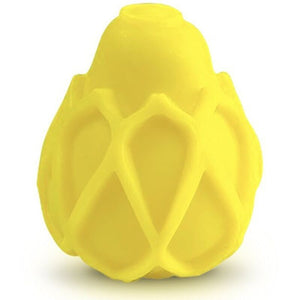 G-Vibe – Oeuf masturbateur texturé jaune réutilisable