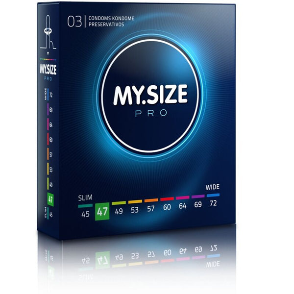 My Size – Pro preservatifs 47 mm 3 unites
