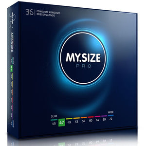 My Size – Pro préservatifs 47 mm 36 unités