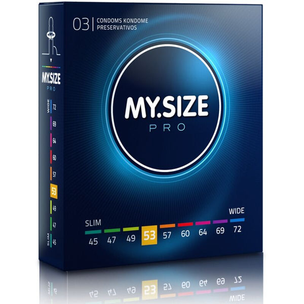 My Size – Pro preservatifs 53 mm 3 unites