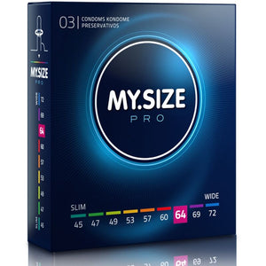 My Size – Pro preservatifs 64 mm 3 unites