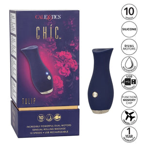 CalExotics – Masseur chic tulipe bleu