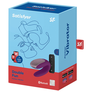 Satisfyer – Vibrateur partenaire double fun violet