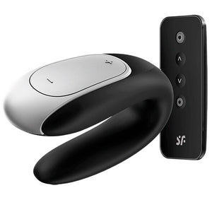 SATISFYER DOUBLE FUN CONNECT APP BLACK