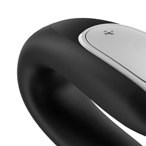 SATISFYER DOUBLE FUN CONNECT APP BLACK