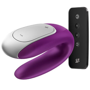 Satisfyer – Vibrateur partenaire double fun violet