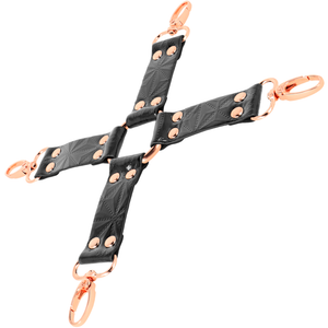 Begme – Black edition cravate en cuir vegan
