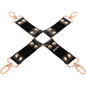 Begme – Black edition cravate en cuir vegan
